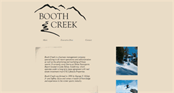 Desktop Screenshot of boothcreek.com